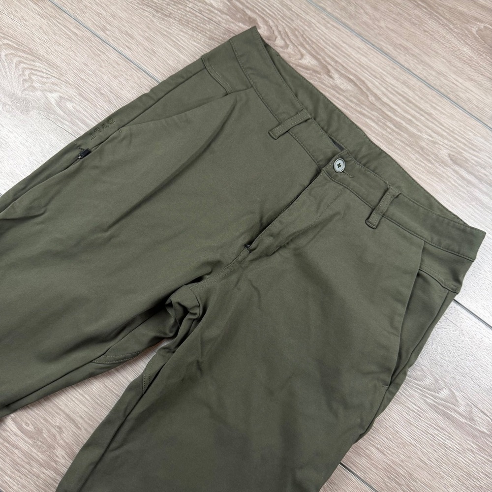 BYLT Mens Everyday Pant 2.0 Performance Chino Olive Green Size M